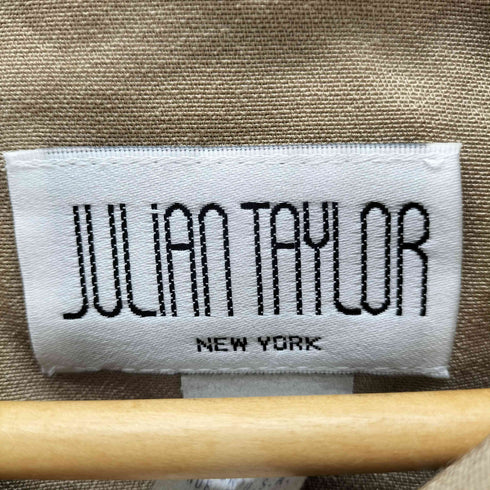 JULIAN TAYLOR 90s MADE IN USA USA製 紙タグ くるみ ボタン 長袖 シャツ レディース 10