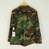 ユーエスアーミー U.S. ARMY SEABEES 刺繍 ウッドランドカモ BDU ジャケット メンズ MEDIUM X-SHORT