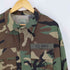 ユーエスアーミー U.S. ARMY SEABEES 刺繍 ウッドランドカモ BDU ジャケット メンズ MEDIUM X-SHORT