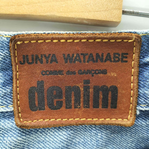 ジュンヤワタナベコムデギャルソンデニム JUNYA WATANABE COMME des GARCONS DENIM ボタンフライ ストレート ライト デニム レディース JPN:XS