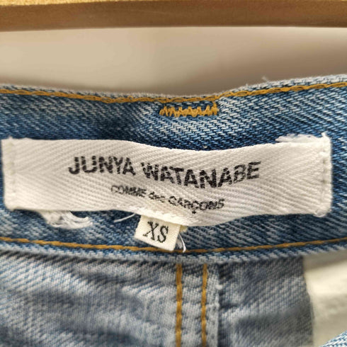 ジュンヤワタナベコムデギャルソンデニム JUNYA WATANABE COMME des GARCONS DENIM ボタンフライ ストレート ライト デニム レディース JPN:XS