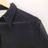 マックスマーラ MAX MARA MADE IN ITALY SILK 100% イタリア製 銀タグ 絹 シルク シワ プリーツ シアー シャツ ブラック レディース EUR:38