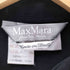マックスマーラ MAX MARA MADE IN ITALY SILK 100% イタリア製 銀タグ 絹 シルク シワ プリーツ シアー シャツ ブラック レディース EUR:38