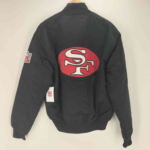 スターター STARTER 80-90S USA製 NFL 背面 ワッペンロゴ 内側キルティング スタジアム ジャンパー スタジャン メンズ import:XL