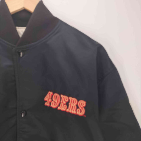 スターター STARTER 80-90S USA製 NFL 背面 ワッペンロゴ 内側キルティング スタジアム ジャンパー スタジャン メンズ import:XL