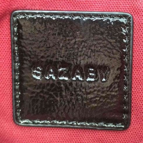 サザビー SAZABY ドット 2way レザー バッグ レディース