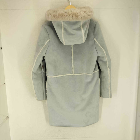 MINK DESIGN ミンクデザイン フェイクムートン コート レディース F