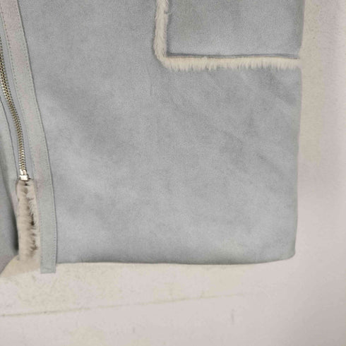 MINK DESIGN ミンクデザイン フェイクムートン コート レディース F