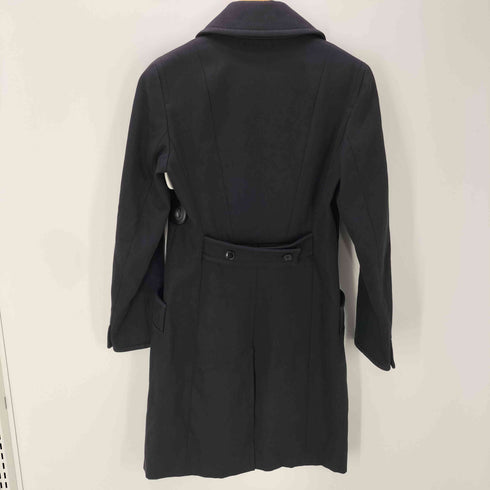 スポーツマックス SPORTMAX by Max Mara MADE IN ITALY イタリア製 ダブル バルマカーン ステンカラー ロング コート レディース EUR:38