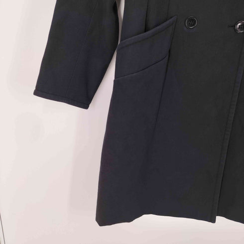 スポーツマックス SPORTMAX by Max Mara MADE IN ITALY イタリア製 ダブル バルマカーン ステンカラー ロング コート レディース EUR:38