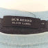 バーバリーブラックレーベル BURBERRY BLACK LABEL ホース刺繍 ボーダー クルーネック 長袖 Tシャツ レディース JPN:2