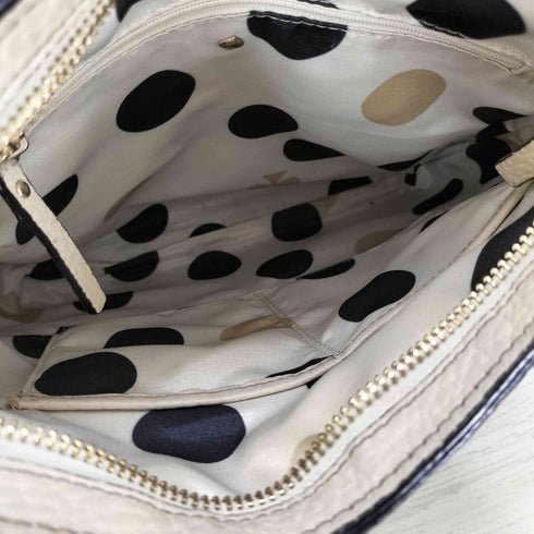 ケイトスペードニューヨーク kate spade NEW YORK シボ革 バイカラー レザー ショルダーバッグ レディース