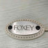 フォクシー FOXEY レザー パイピング キャンバス トートバッグ レディース