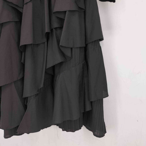 ebo ny フラワー プリーツワンピース レディース M-L