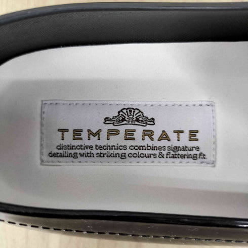 テンパレイト TEMPERATE ビジュー エナメル ローファー レディース 39