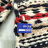 バーバリーブルーレーベル BURBERRY BLUE LABEL ノルディック柄 フリンジ ニット マフラー レディース