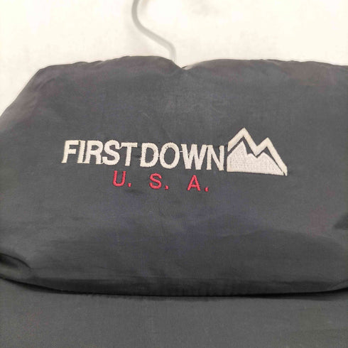 ファーストダウン FIRST DOWN 90-00s リバーシブル ダウンジャケット メンズ L