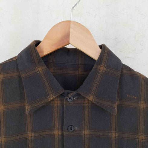 エビセンスケートボーズ Evisen skateboards 18AW STRANGER SHIRT コットンネルチェックシャツ メンズ M