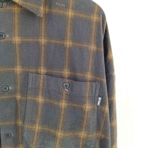 エビセンスケートボーズ Evisen skateboards 18AW STRANGER SHIRT コットンネルチェックシャツ メンズ M