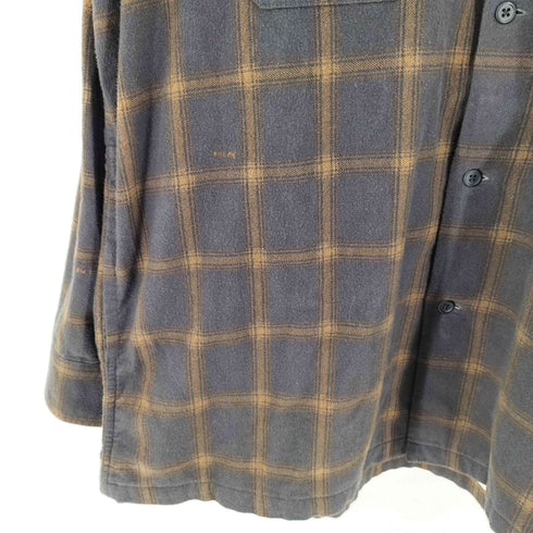 エビセンスケートボーズ Evisen skateboards 18AW STRANGER SHIRT コットンネルチェックシャツ メンズ M