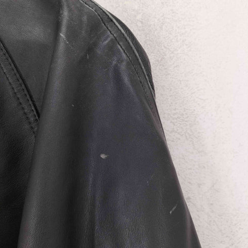 VARIO MAX ヴァリオマックス lamb leather ラムレザー 羊革 スタンドカラー カーコート メンズ LL