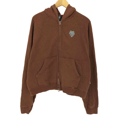 ガールズドントクライ Girls Don’t Cry Zip Sweat Hoodie 刺繍 ジップアップパーカー レディース S