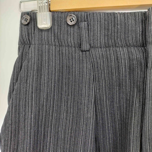 コムデギャルソンオム COMME des GARCONS HOMME 90-00s 金文字タグ ボタンフライ ウールプリーツ2タックスラックス メンズ JPN:S