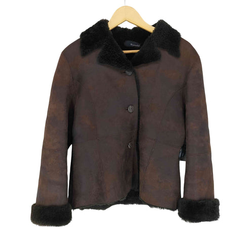 VISION CLUB ビジョンクラブ lamb leather toscana mouton ラムレザー トスカナムートン 羊革 ムートンジャケット レディース 88