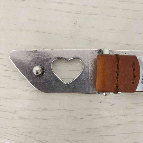 ディーゼル DIESEL D HEART BUCKLE BELT Dハートバックルベルト レディース 80/32