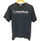 90~00S 2枚タグ USA製 anvilボディ ウィングフット GOOD YEAR 両面プリント 半袖Tシャツ ナス紺 フェード メンズ import:M