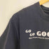 90~00S 2枚タグ USA製 anvilボディ ウィングフット GOOD YEAR 両面プリント 半袖Tシャツ ナス紺 フェード メンズ import:M