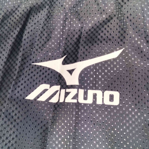 ミズノ MIZUNO 中綿 ロゴプリント ジップアップ フーデッド ベンチコート メンズ FREE