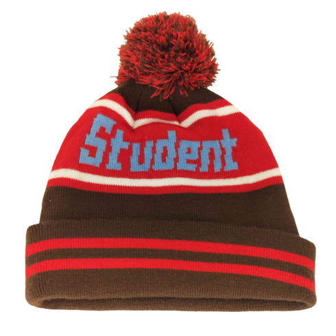 スチューデントアパシー Student Apathy Knit cap ボンボンニットビーニー レディース