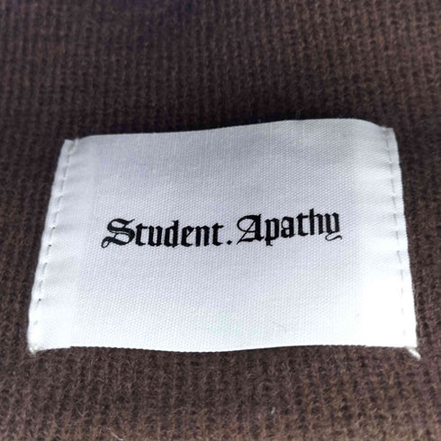 スチューデントアパシー Student Apathy Knit cap ボンボンニットビーニー レディース