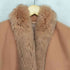 cashmere カシミヤ混 ファー ジャケット レディース M