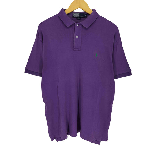 ポロバイラルフローレン Polo by RALPH LAUREN ポニー刺繍 半袖 ポロシャツ メンズ M