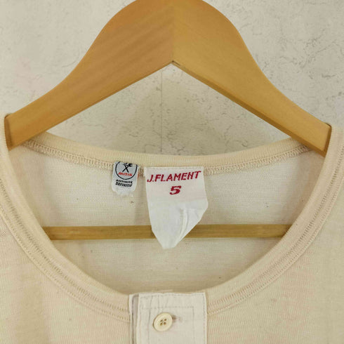 50s J.FLAMENT フランス軍 ヘンリーネック 長袖 カットソー メンズ 5