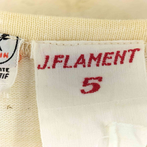 50s J.FLAMENT フランス軍 ヘンリーネック 長袖 カットソー メンズ 5