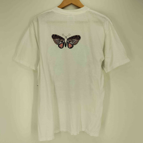 ギルダン GILDAN 00s HEAVY WEIGHT COTTON WOODSTOC 蝶 両面プリント 半袖Tシャツ メンズ import:M