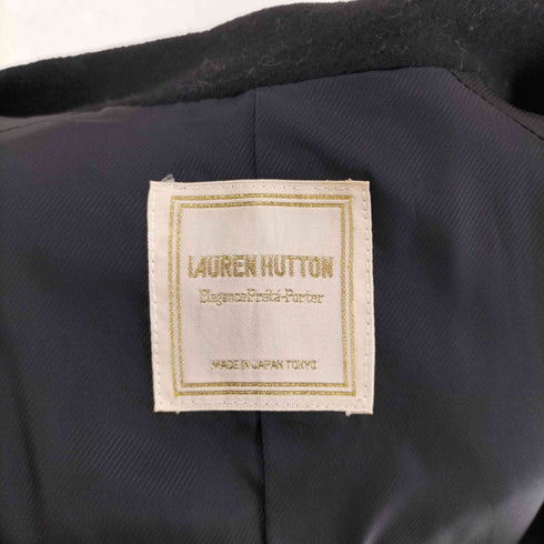 LAUREN HUTTON ローレン ハットン cashmere カシミヤ混 ダブル ロングコート レディース 9