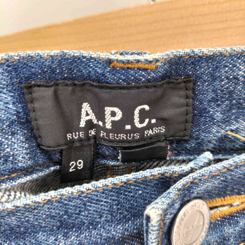 アーペーセー A.P.C. ボタンフライ ストレートデニム メンズ UK:28-29
