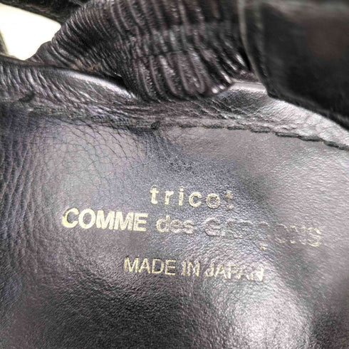 トリココムデギャルソン tricot COMME des GARCONS リボンストラップ レザー サンダル レディース