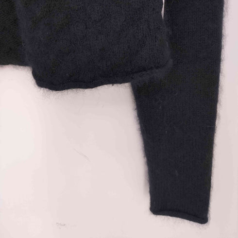 マックスマーラステュディオ MAX MARA STUDIO アンゴラ ウール混 ポコポコ シャギー ワンボタン カーディガン レディース import:S