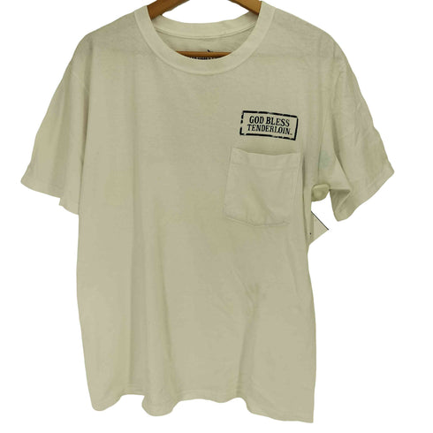 テンダーロイン TENDERLOIN 08ss GOD BLESS ボックスロゴプリント 半袖Tシャツ メンズ JPN:M