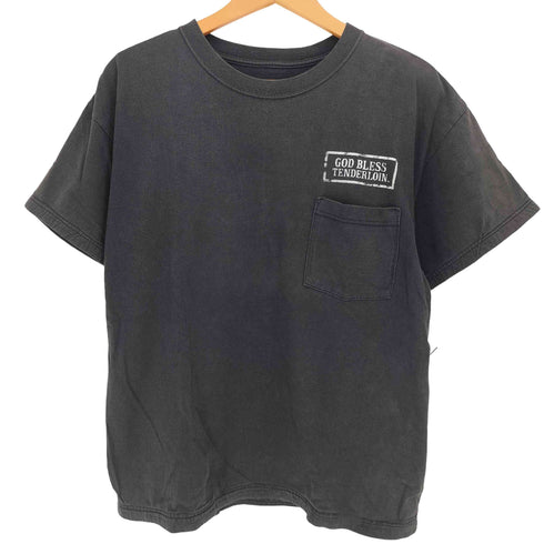 テンダーロイン TENDERLOIN 08ss GOD BLESS ボックスロゴプリント 半袖Tシャツ メンズ JPN:M