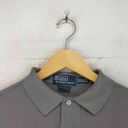 ポロバイラルフローレン Polo by RALPH LAUREN COSTOM FIT ポニー刺繍 鹿の子 ポロシャツ メンズ M