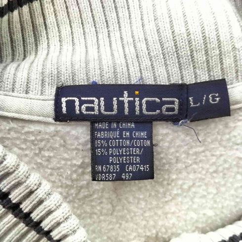 ノーティカ NAUTICA 90S ハーフジップ スウェット メンズ JPN:L
