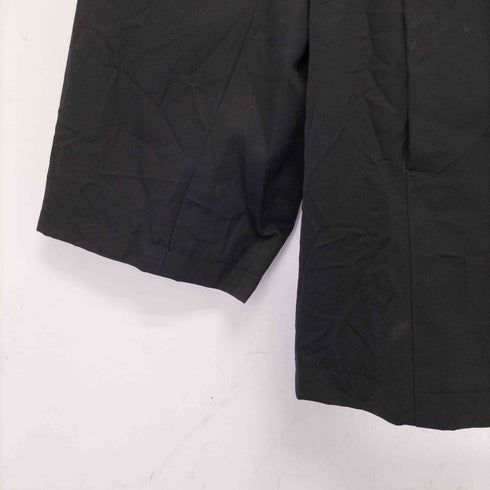 ワイズフォーメン Ys for men 90-00S shirts シワ加工 ウールギャバジン スウィングトップ フロントジップ メンズ JPN:L
