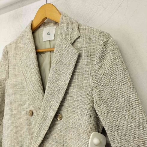 イエナラブークル IENA LA BOUCLE ウールマット ダブルボタンジャケット レディース JPN:36