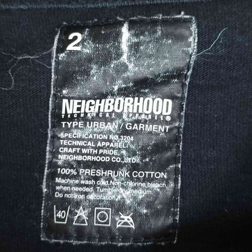 ネイバーフッド NEIGHBORHOOD 00s 初期タグ DAYS OF DELTA 両面プリント 半袖Tシャツ メンズ JPN:2